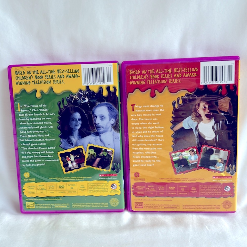 2PackGoosebumps DVDs -The Ghost Next Door & Scary House By R.L. Stine -Tested - Picture 2 of 7